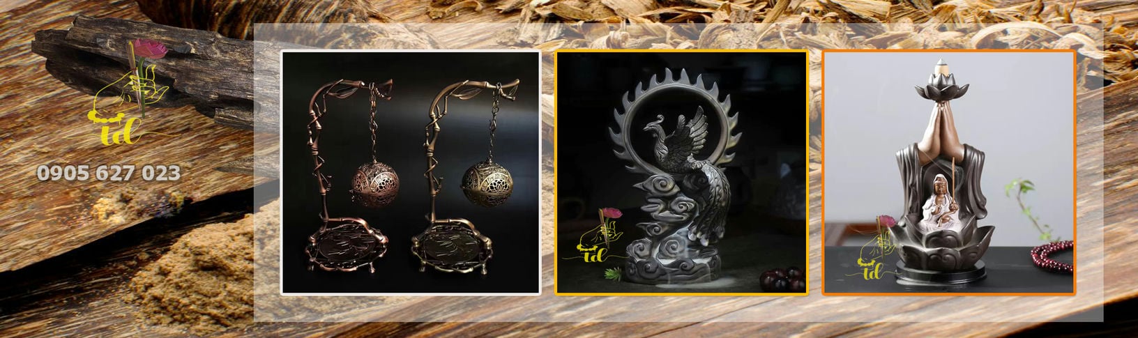 dụng cụ xông trầm hương